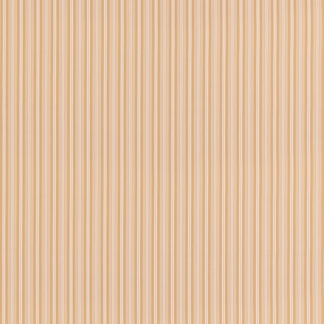 Warm ochre and cream vertical stripes with a softly textured woven surface