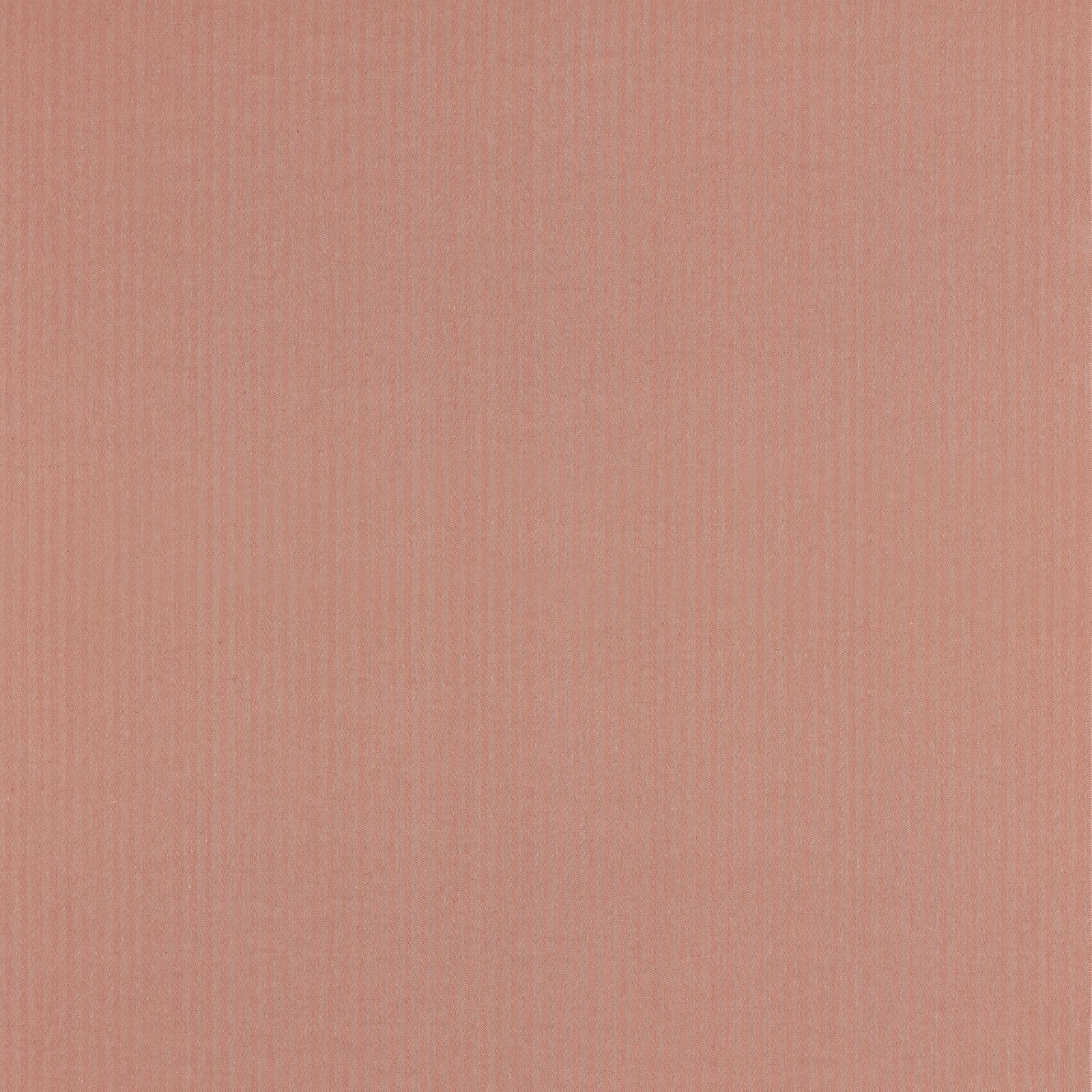 Dusty rose-red linen with a fine vertical slub texture