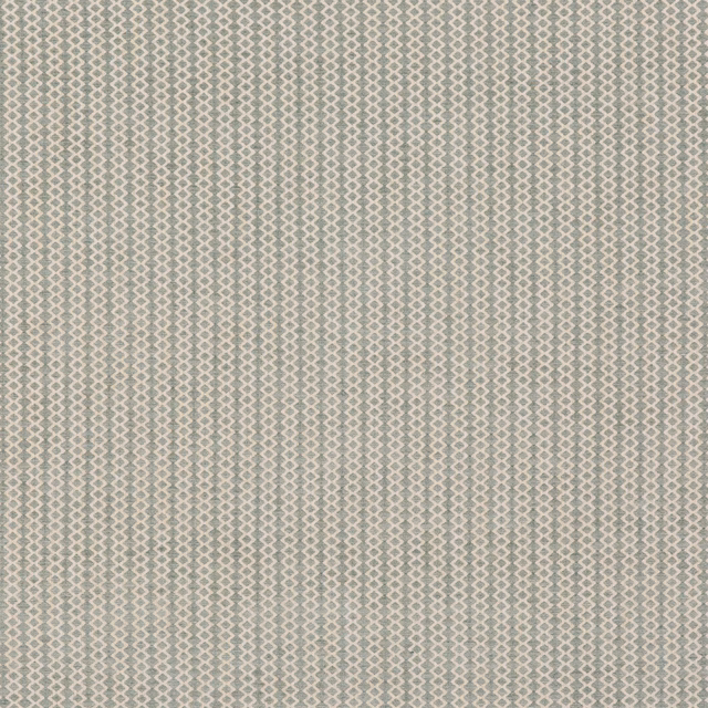Muted aqua-grey woven ground with tiny ivory diamond lattice and subtle texture