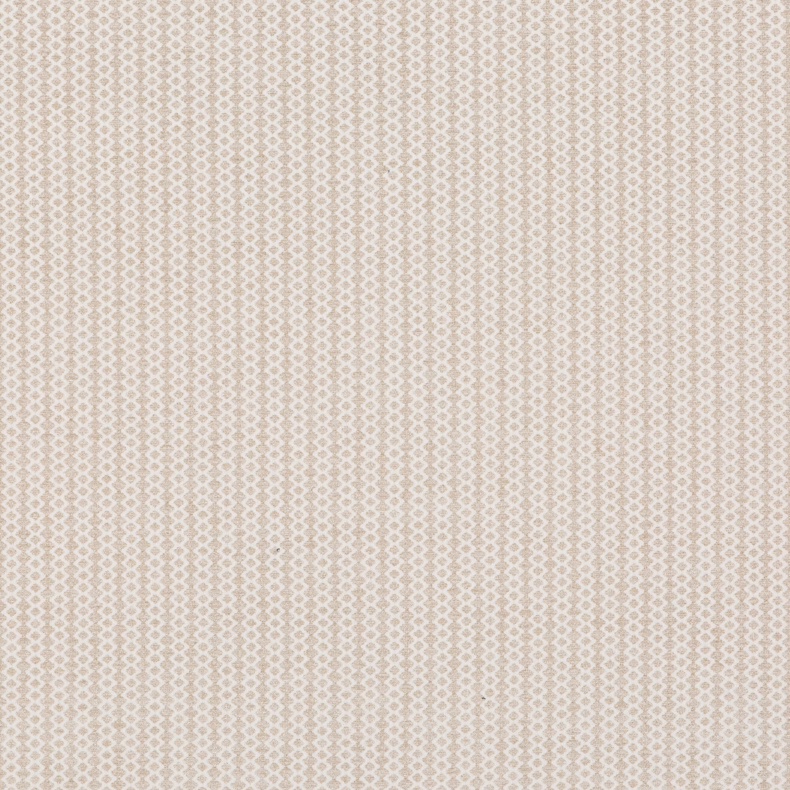 Pale parchment-beige textile with tiny repeating diamond trellis and fine woven texture