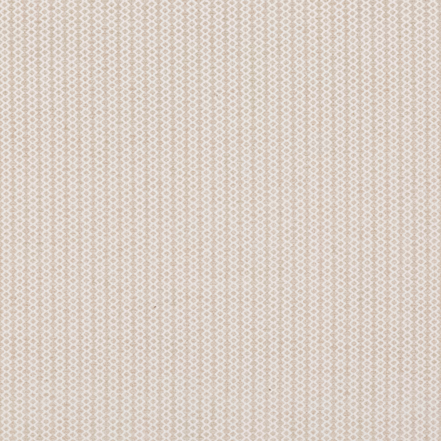 Pale parchment-beige textile with tiny repeating diamond trellis and fine woven texture