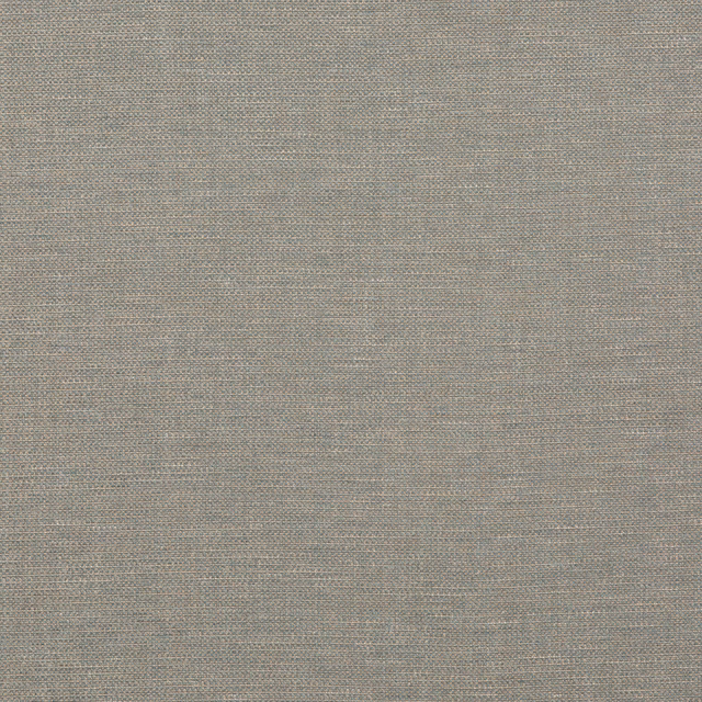 Close-up of muted blue-teal fabric with fine flecked woven texture