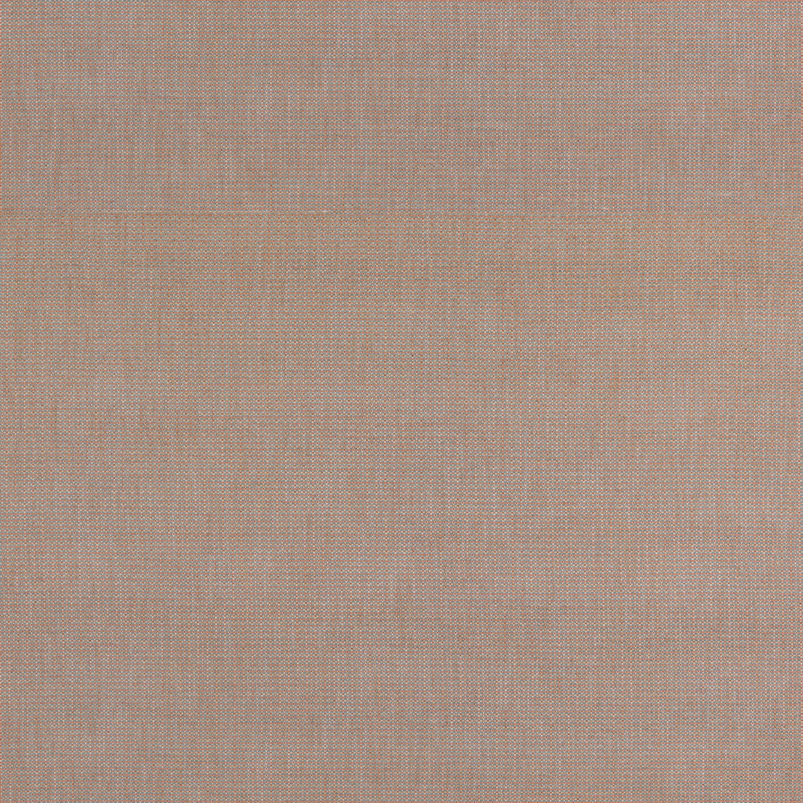 Fine aqua and rose crosshatch weave with a warm taupe ground