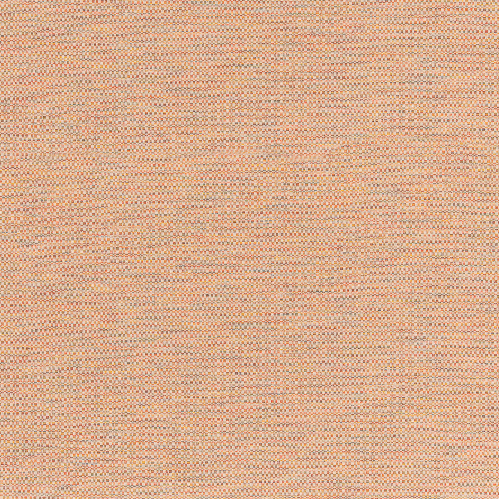 Soft coral-peach woven fabric with a fine, closely grained micro-check texture