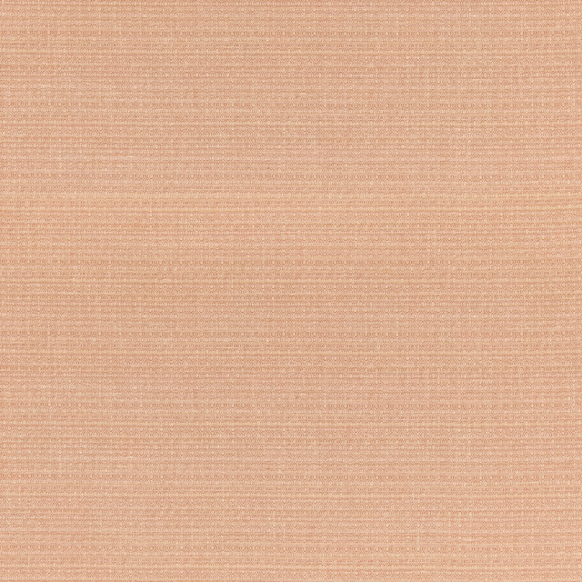 Muted coral peach weave with fine horizontal texture and softly variegated threads