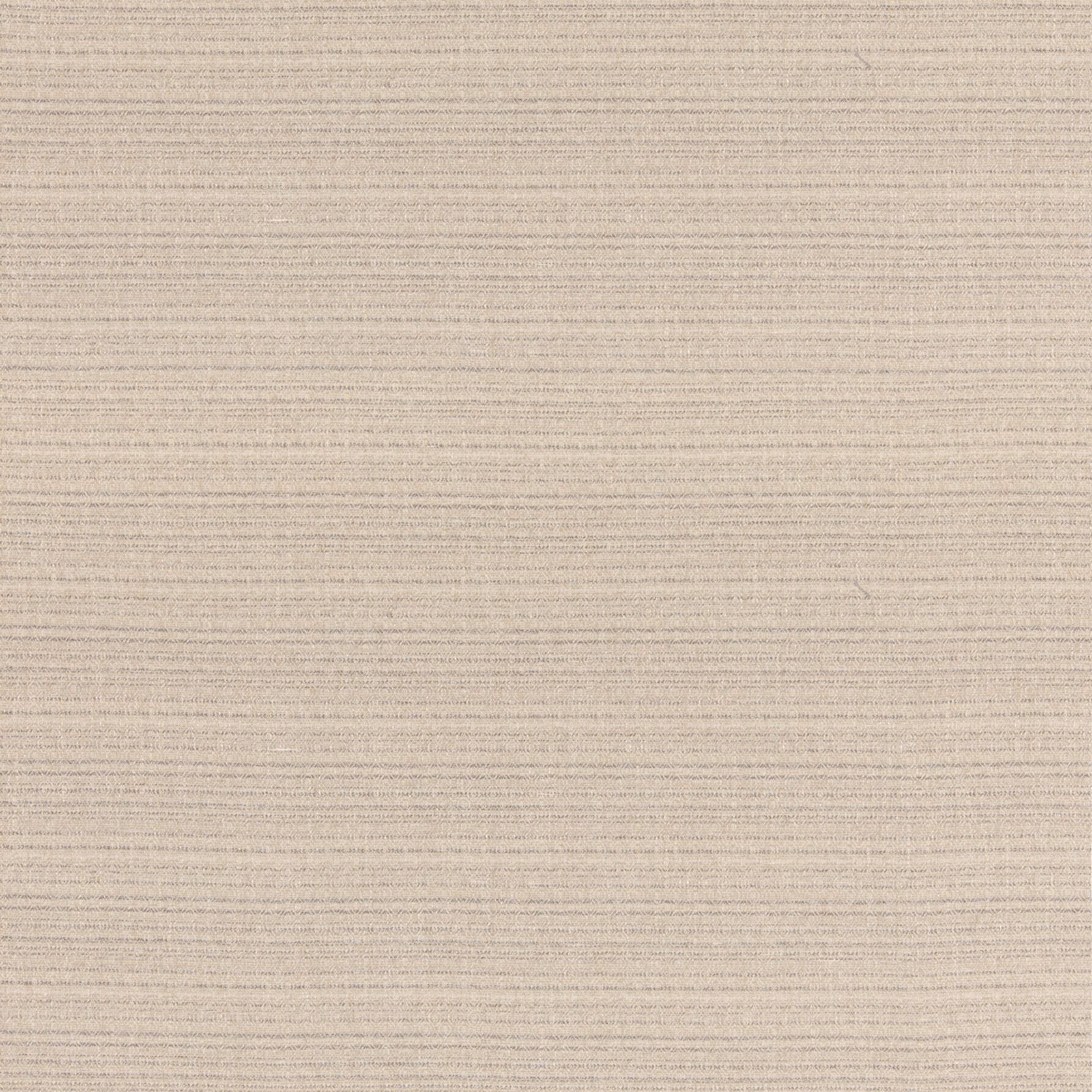 Pale dove-grey woven fabric with fine horizontal striations and subtle beige slubbing