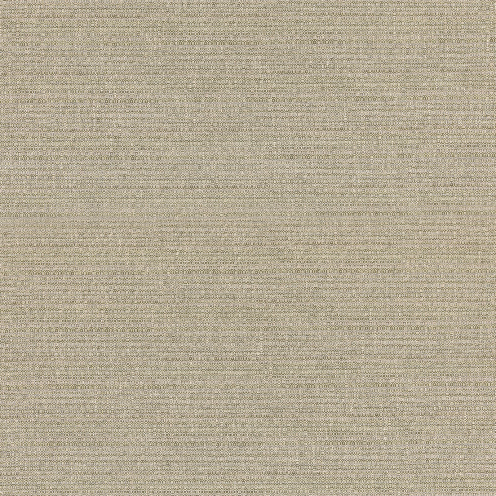 Close-up of muted grey-green woven fabric with fine horizontal texture
