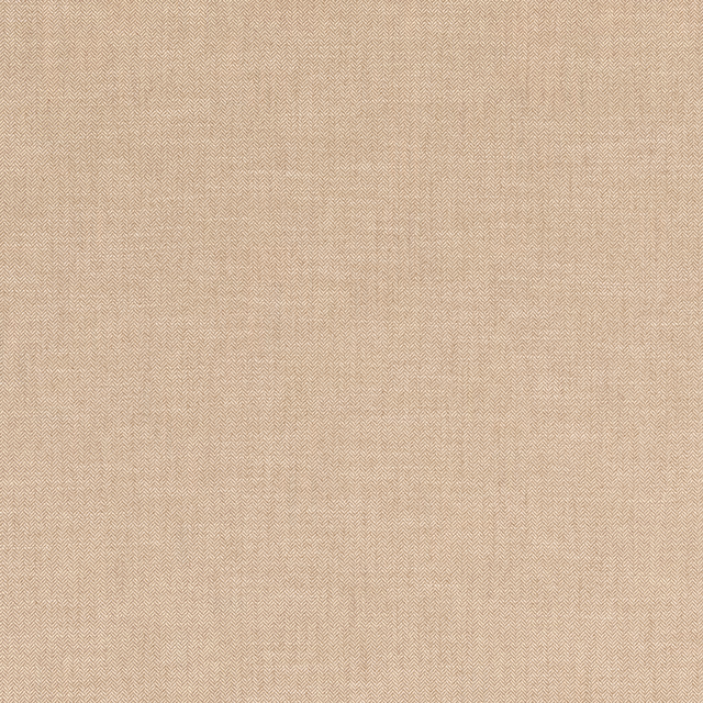 Warm parchment beige fabric with a fine woven herringbone texture