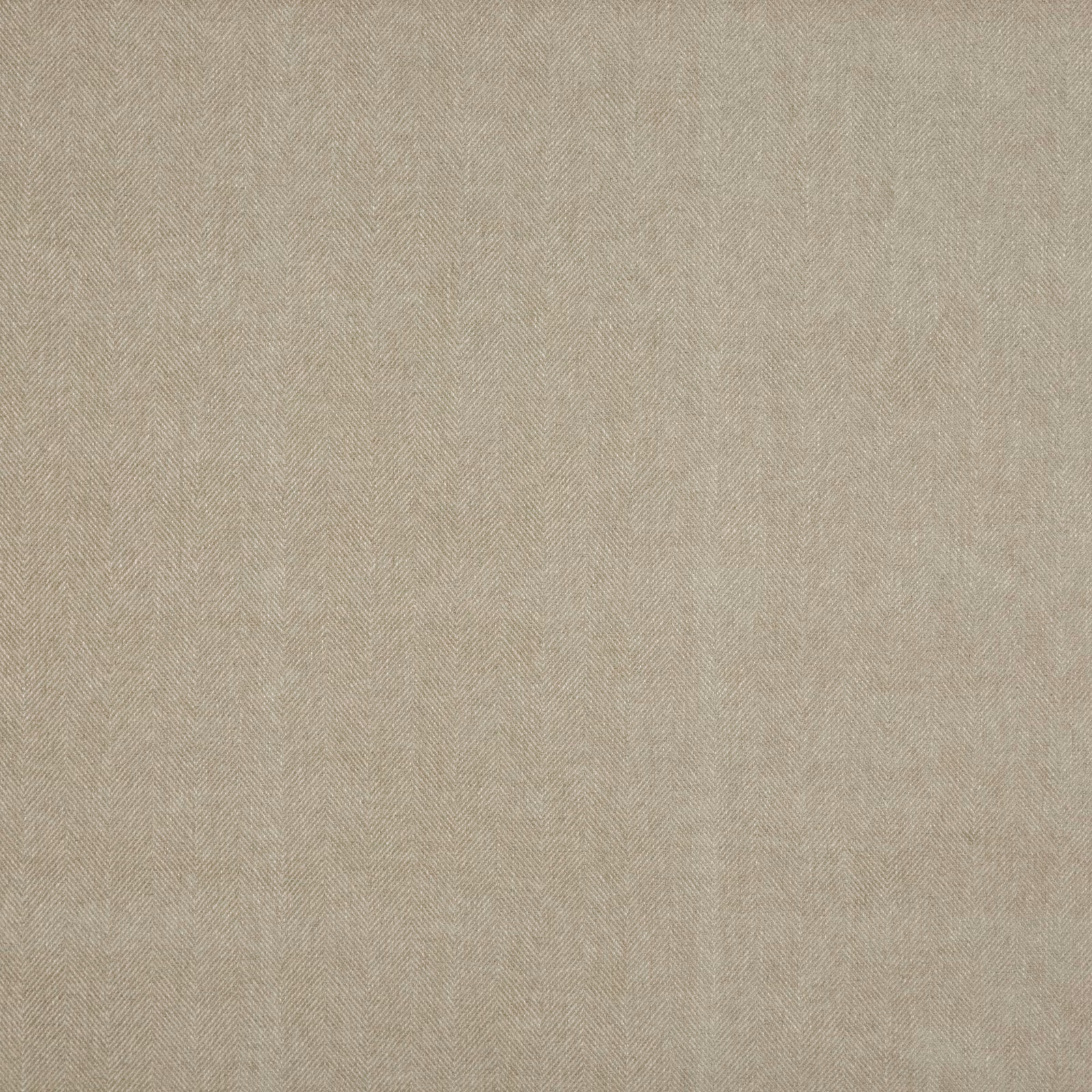 Muted stone beige fabric with a fine broken herringbone weave