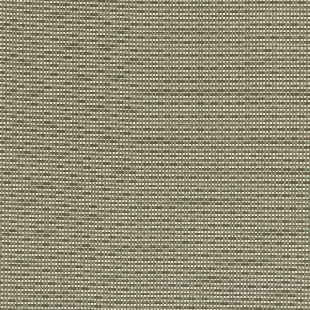 Close-up of muted olive green fabric with a fine, tightly woven check texture