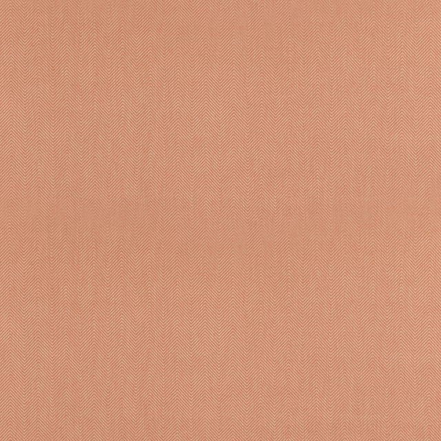 Muted coral-red Fitzroy fabric showing a fine, closely woven diagonal texture