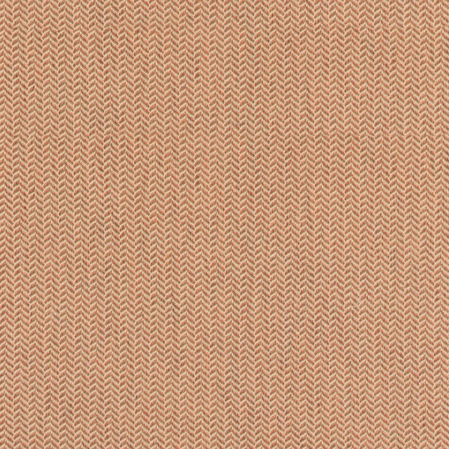 Fine muted red and green zigzag weave on a warm beige-taupe fabric ground