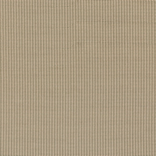 Close-up of muted olive woven fabric with tiny beige flecks and a regular micro-check texture