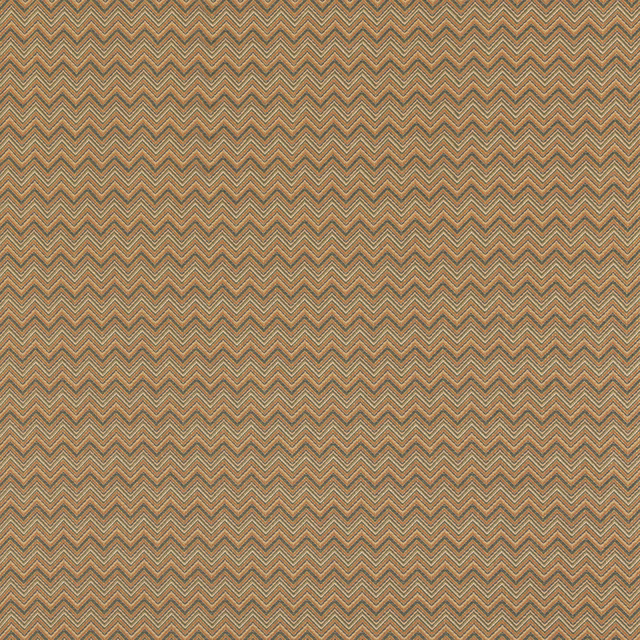 Muted green-blue and tan small-scale chevron weave with softly textured surface
