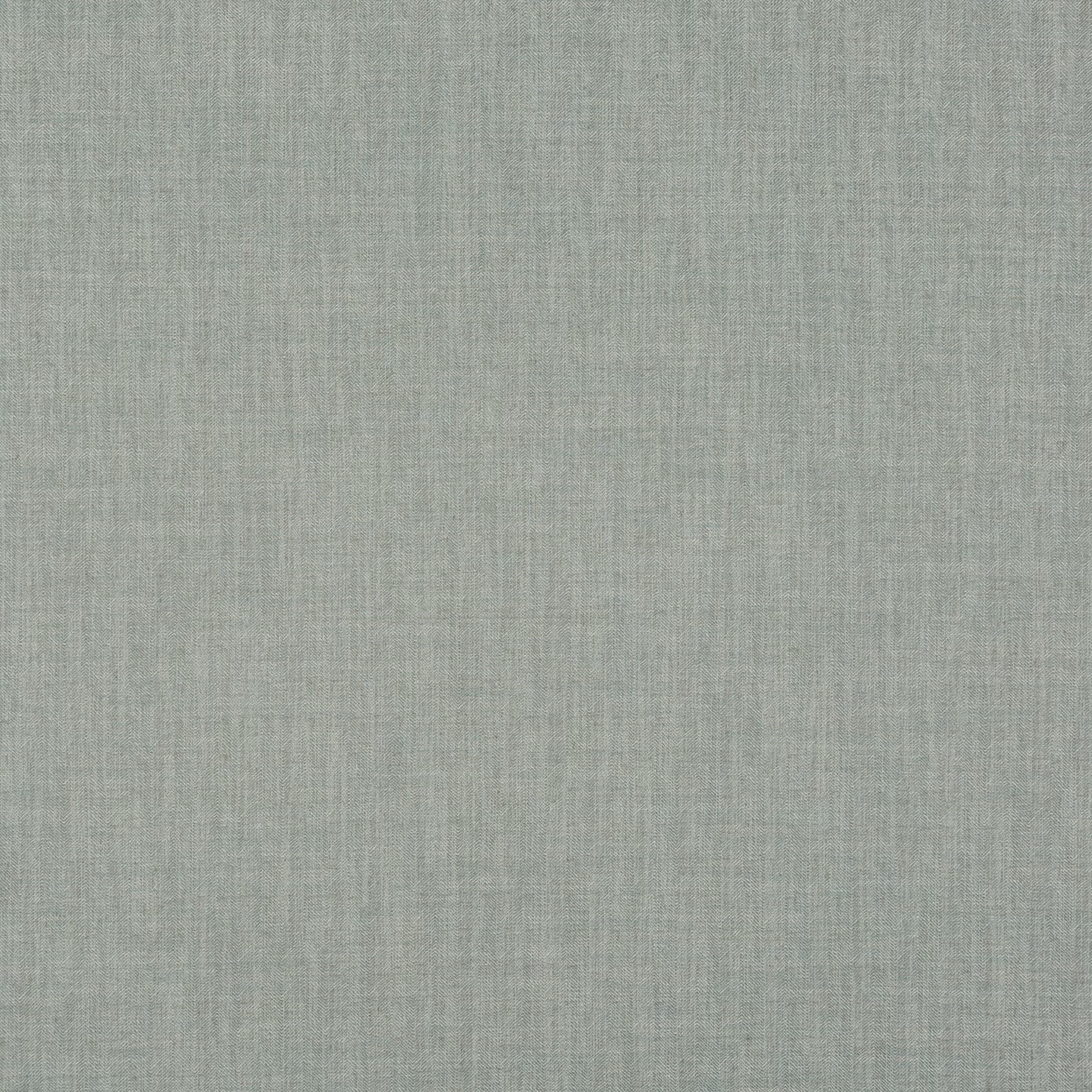 Close-up of softly crosshatched sea-foam green linen-blend fabric