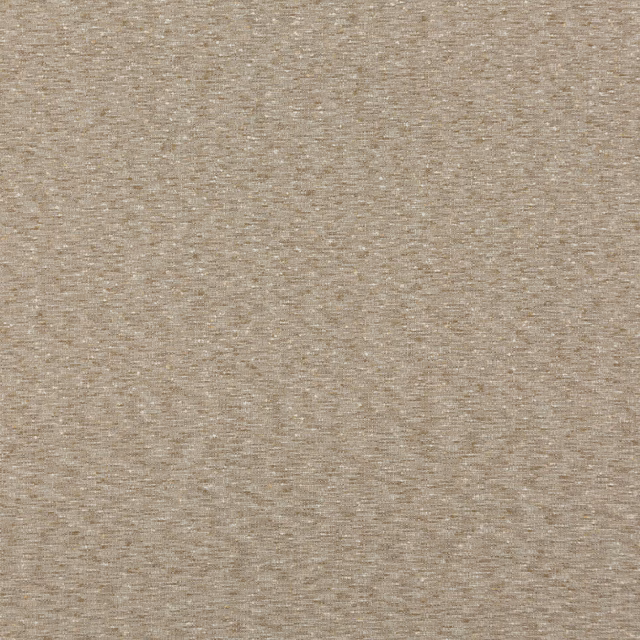 Close-up of muted flax taupe plain weave with fine slub texture