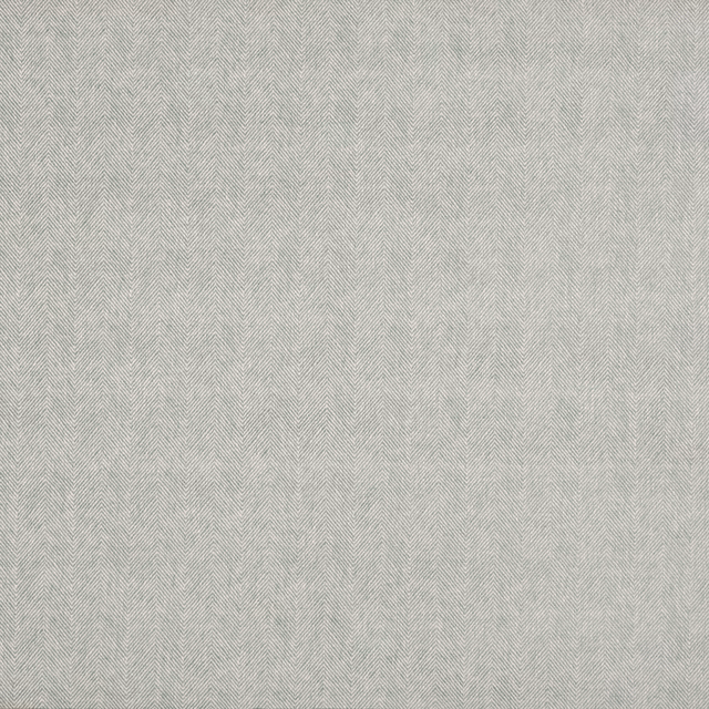 Pale aqua herringbone fabric with a fine silvery blue-green woven texture