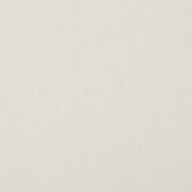 Pale ivory plain weave with fine vertical threads and softly mottled texture