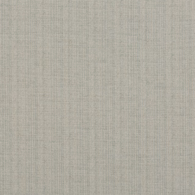 Pale blue-grey woven fabric with fine vertical striations and subtle tonal flecks