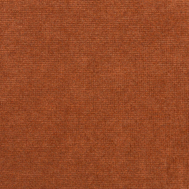 Warm terracotta Matrix fabric with fine horizontal weave and subtle tonal variation