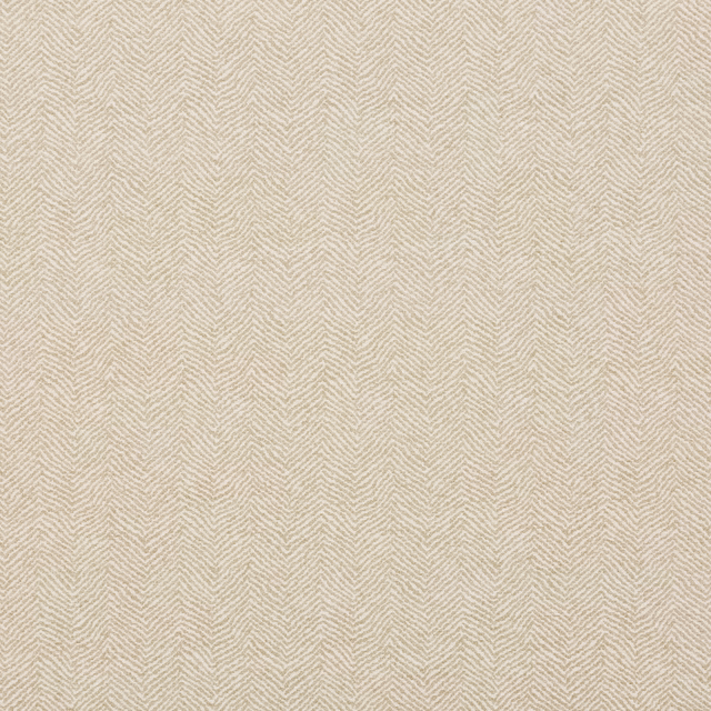 Warm parchment cream fabric with a fine tonal chevron weave and softly textured surface