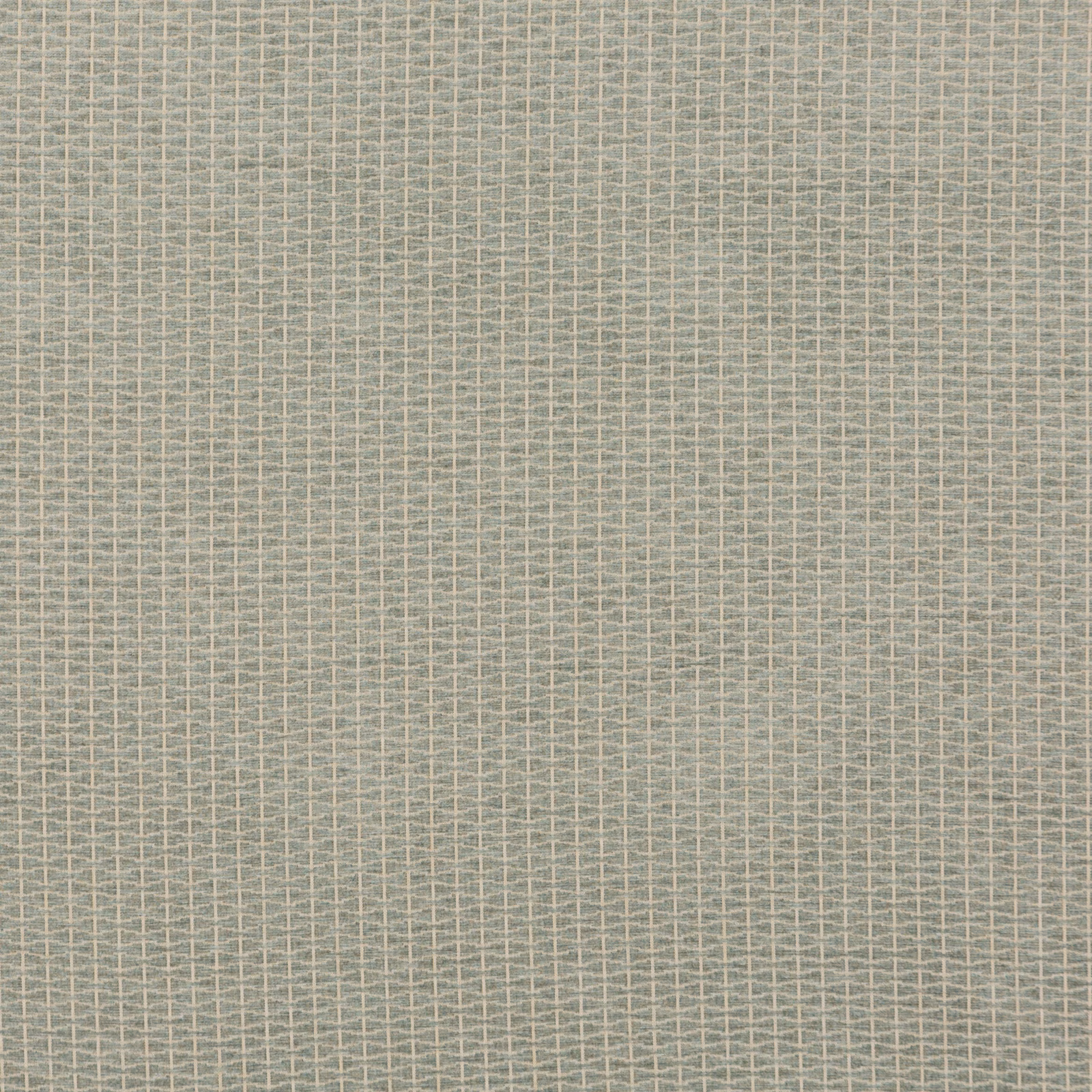 Pale sea-foam green fabric with a fine woven geometric lattice texture