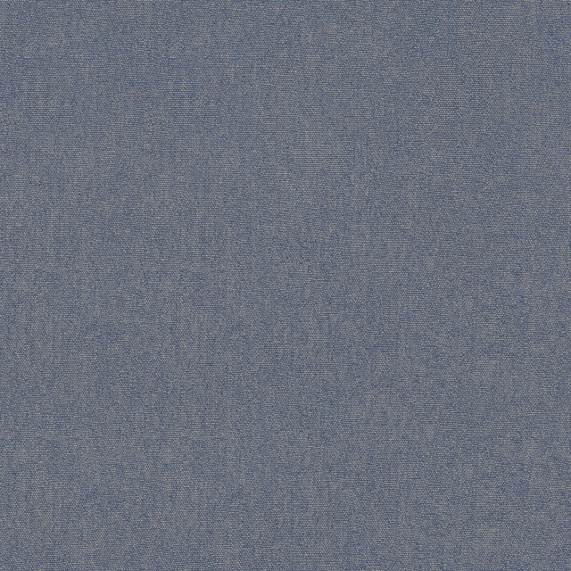 Muted denim blue-grey wallpaper with a softly mottled, fine-grained surface