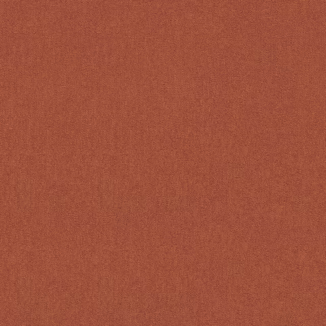 Close view of warm rust-terracotta wallpaper with subtle fibrous non-woven texture