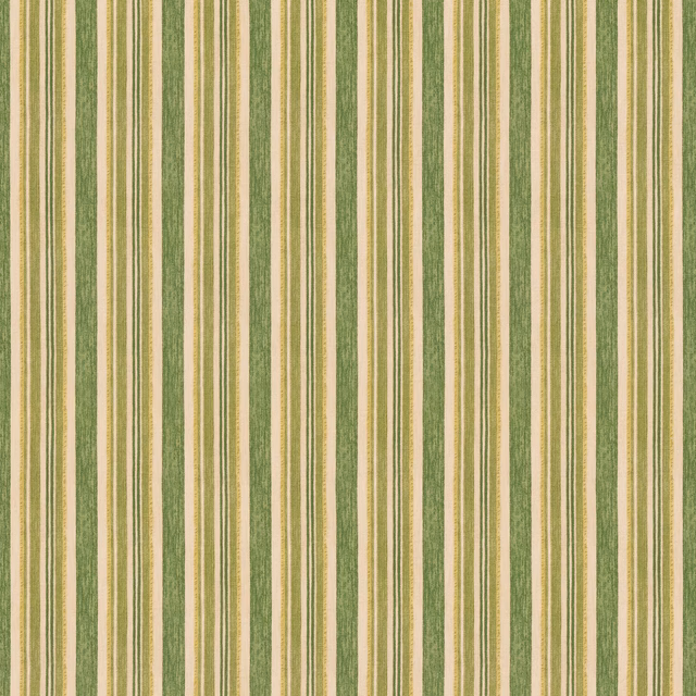 Muted sage and olive vertical stripes with cream and beige woven texture