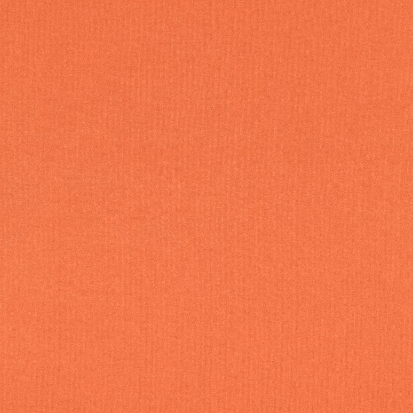 Warm coral-orange plain weave with a softly irregular linen texture