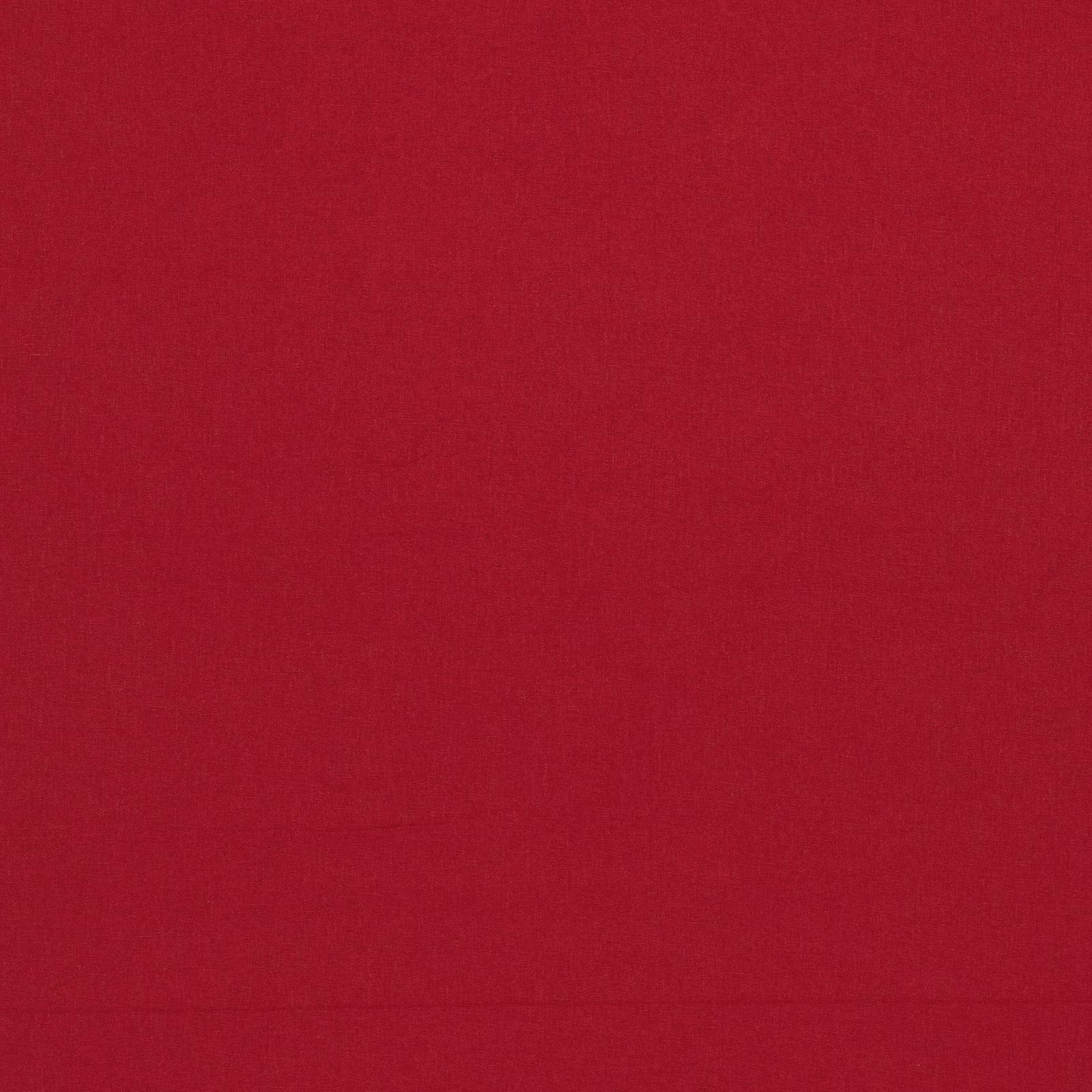 Deep crimson plain woven fabric swatch with subtle tonal texture