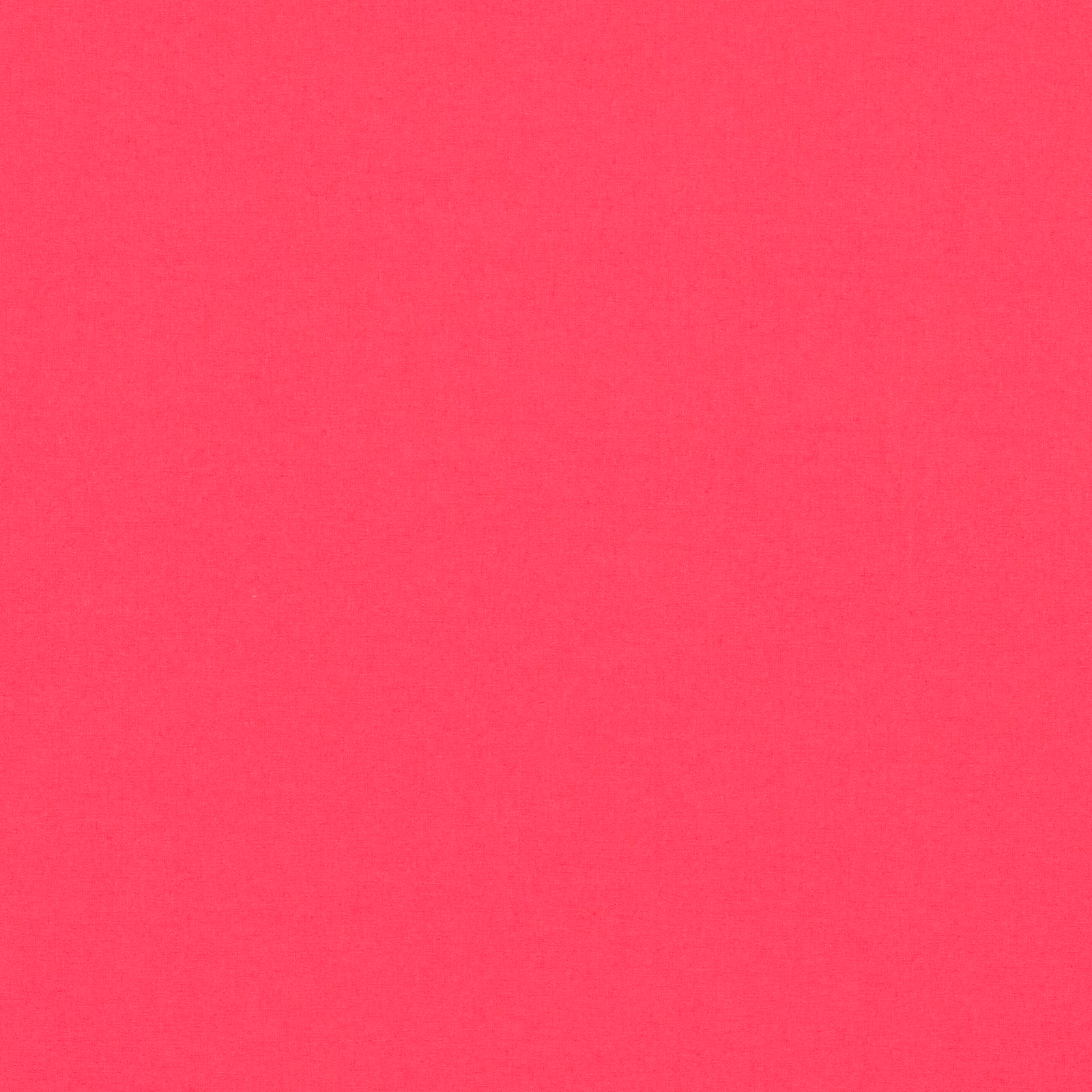 Vivid raspberry pink plain woven fabric with a softly mottled linen texture