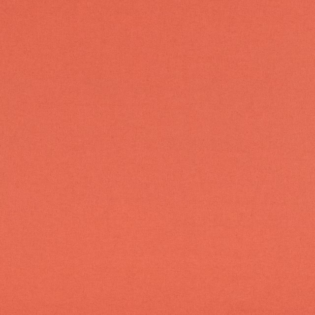 Soft coral-red plain weave with a fine, subtly textured linen-rich surface