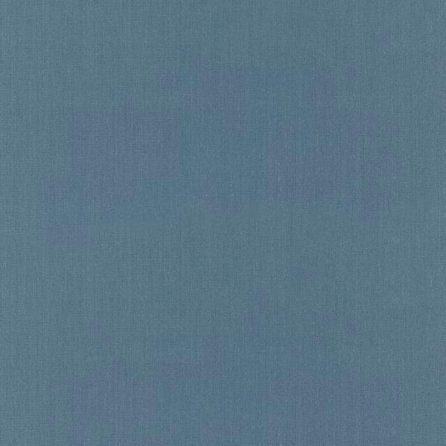 Muted ocean-blue cotton and jute fabric with subtle vertical slub texture