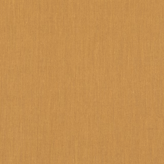 Warm ochre cotton-jute fabric with fine vertical slub texture