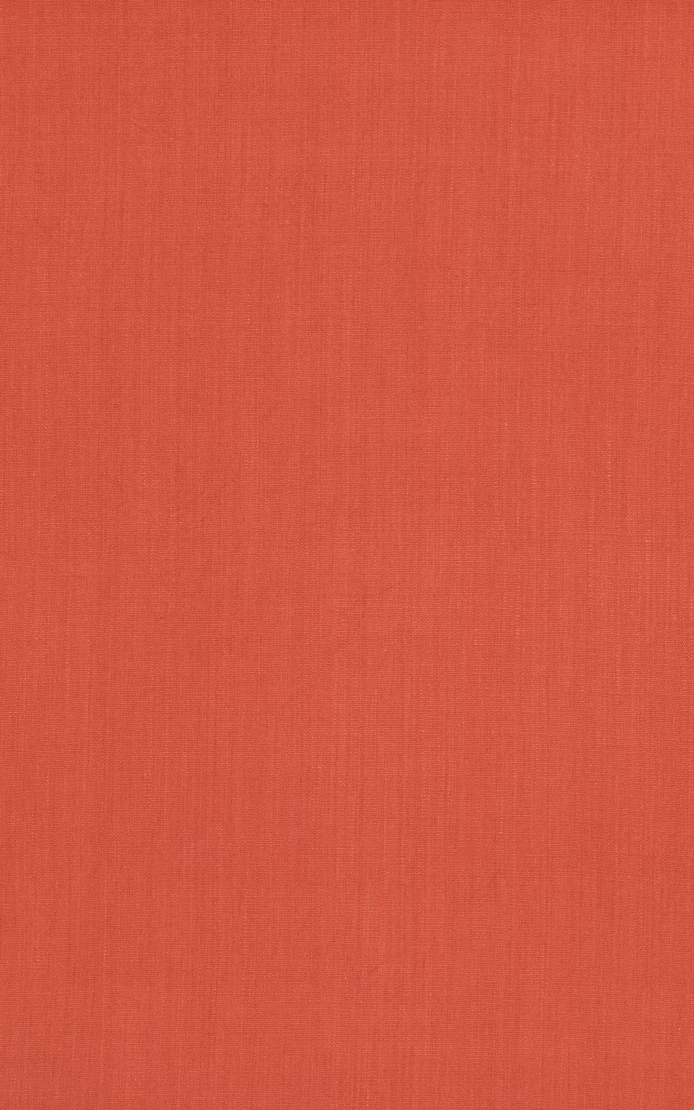 Soft coral-red woven fabric with fine vertical striations and a plain surface