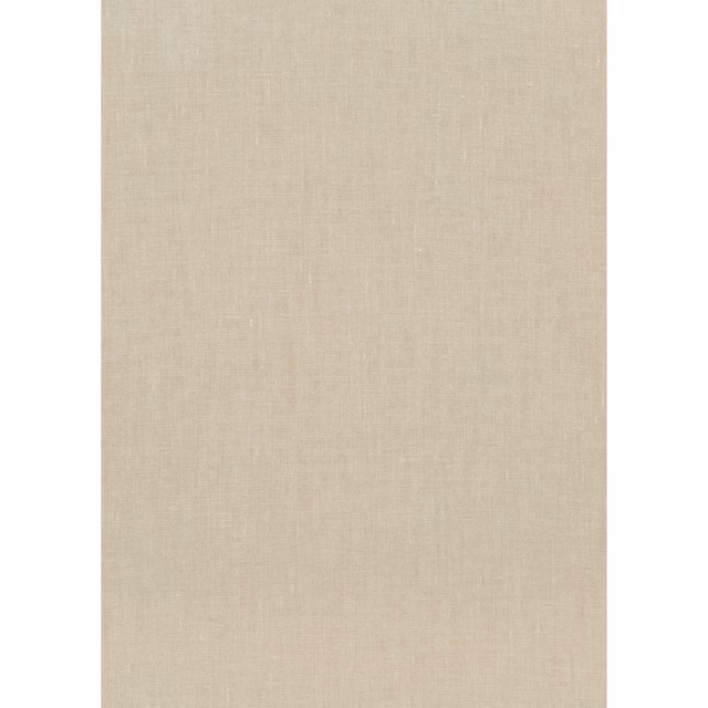 Warm oyster beige linen-blend fabric with a fine, softly slubbed plain weave