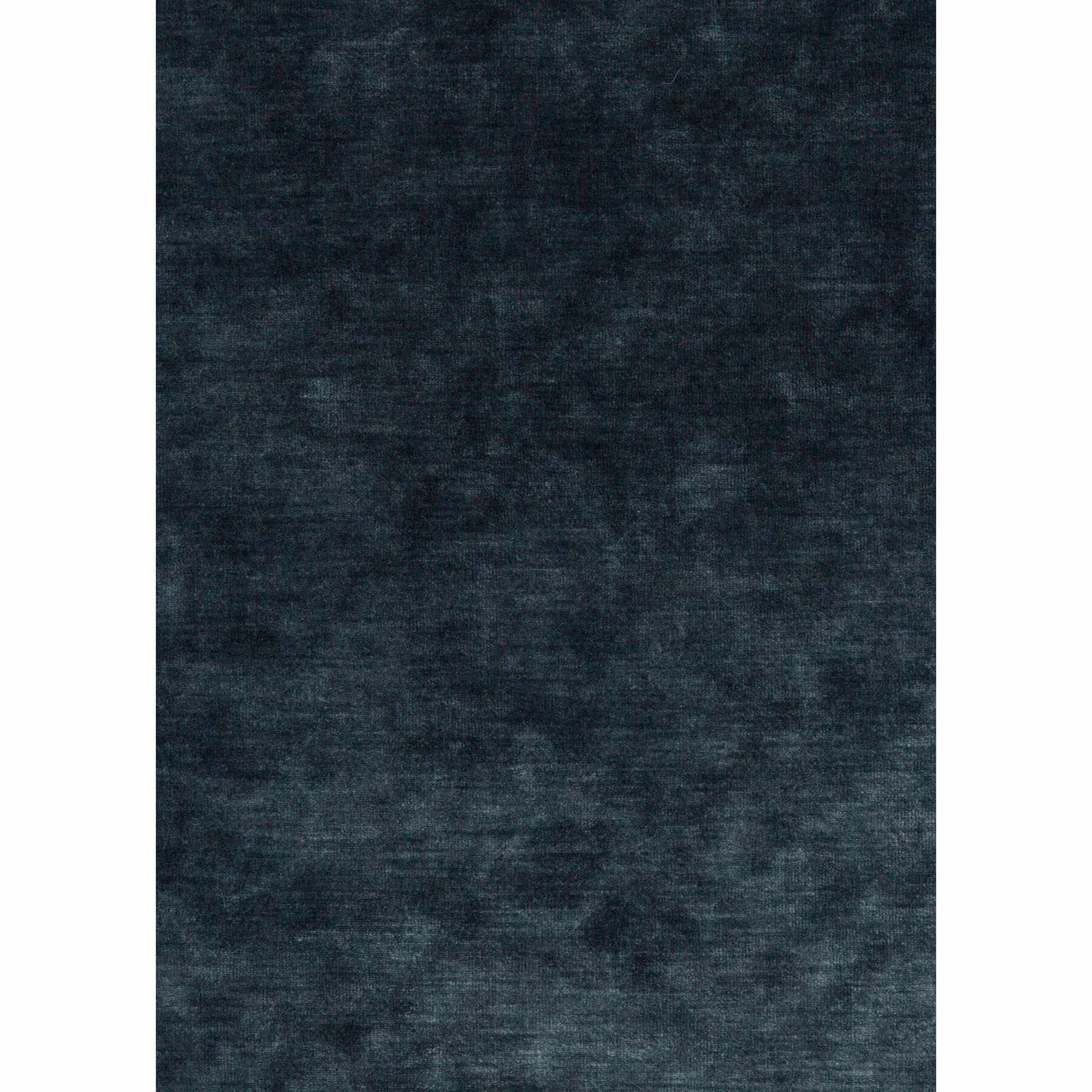 Deep blue-charcoal velvet with softly mottled nap and subtle blue-green tonal shifts