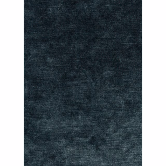 Deep blue-charcoal velvet with softly mottled nap and subtle blue-green tonal shifts