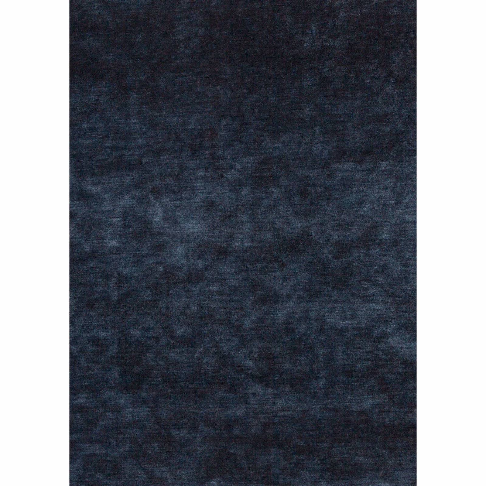 Deep sapphire velvet with smoky blue-grey nap and mottled horizontal shading