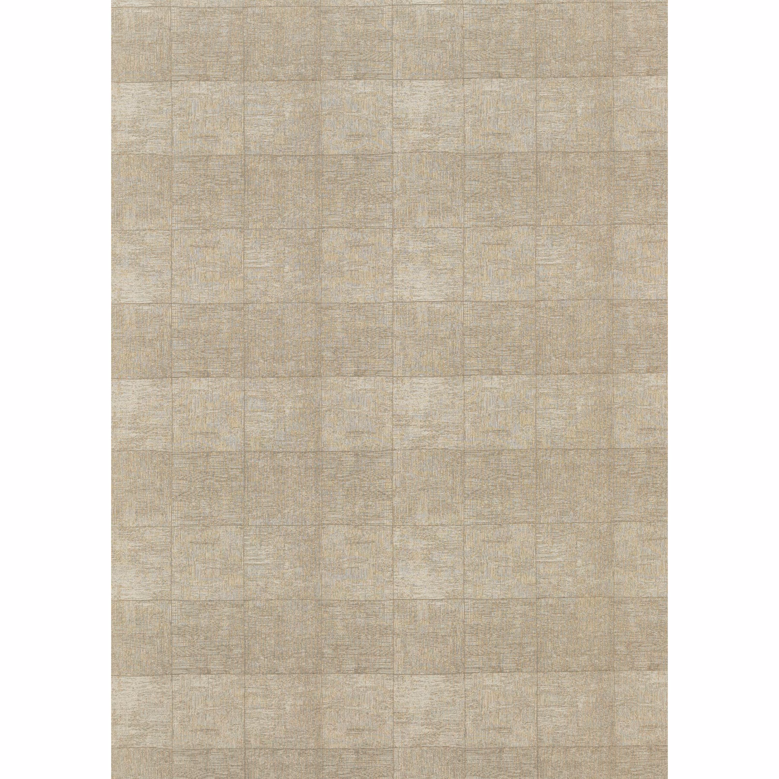 Muted bronze taupe fabric with a softly shimmering woven square grid