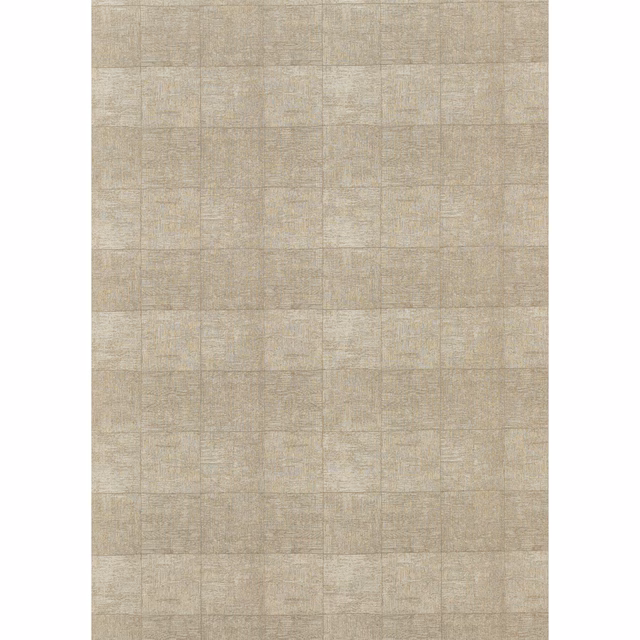 Muted bronze taupe fabric with a softly shimmering woven square grid