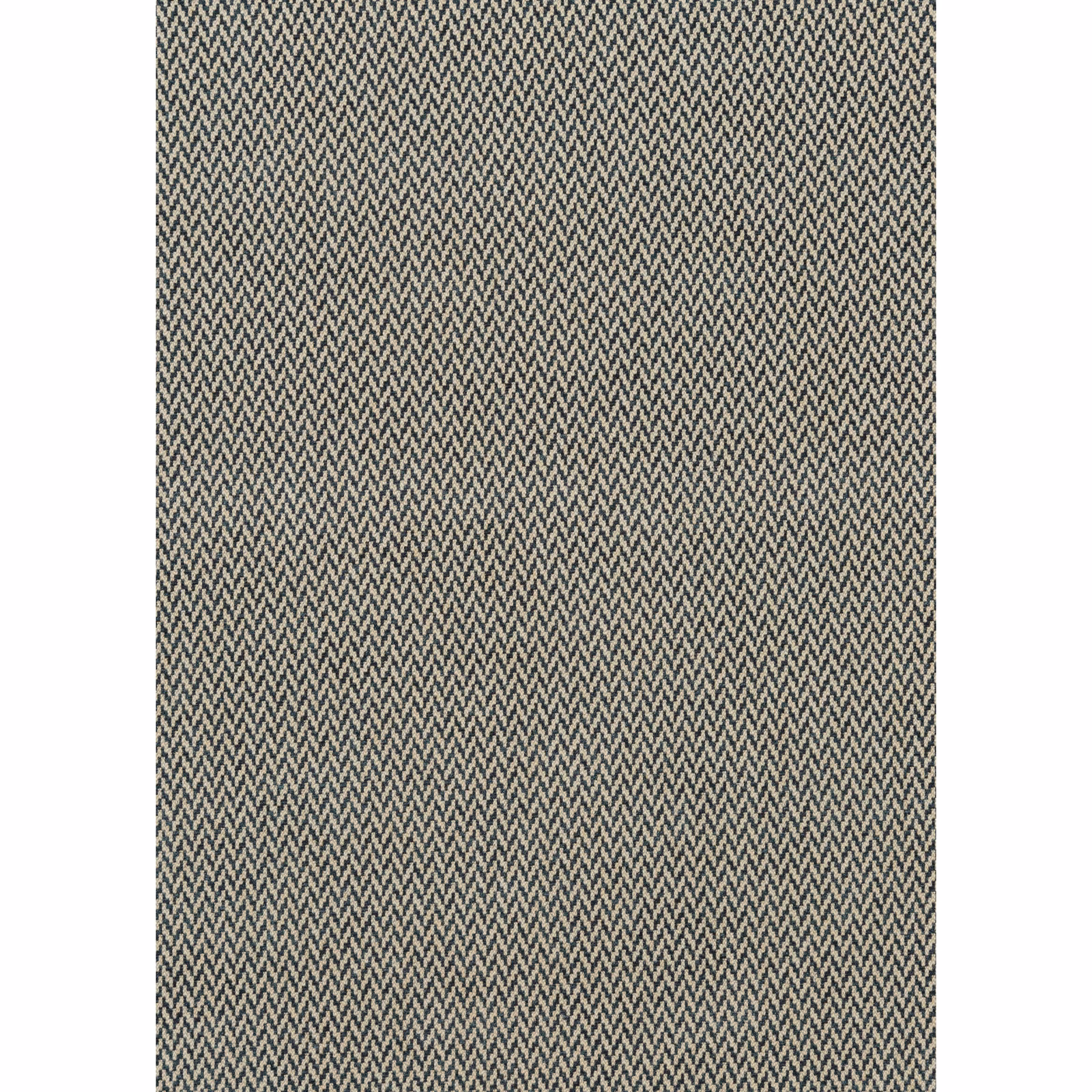 Deep sapphire and grey micro-zigzag weave with a lightly textured surface
