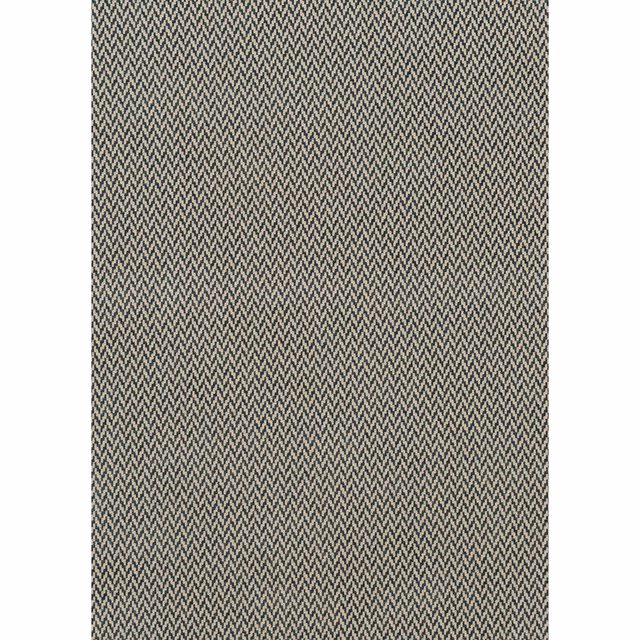 Deep sapphire and grey micro-zigzag weave with a lightly textured surface
