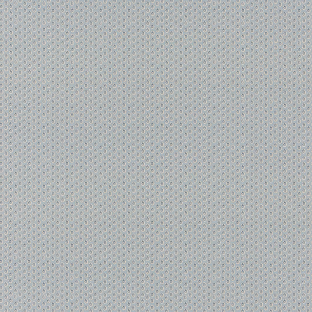 Pale blue cotton with closely spaced tiny blue dots and fine texture