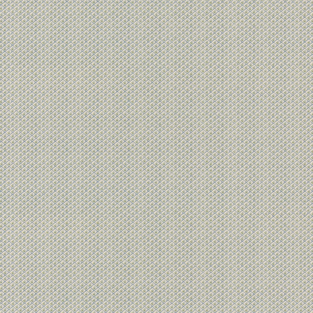 Pale blue-grey cotton with a tiny woven geometric lattice pattern