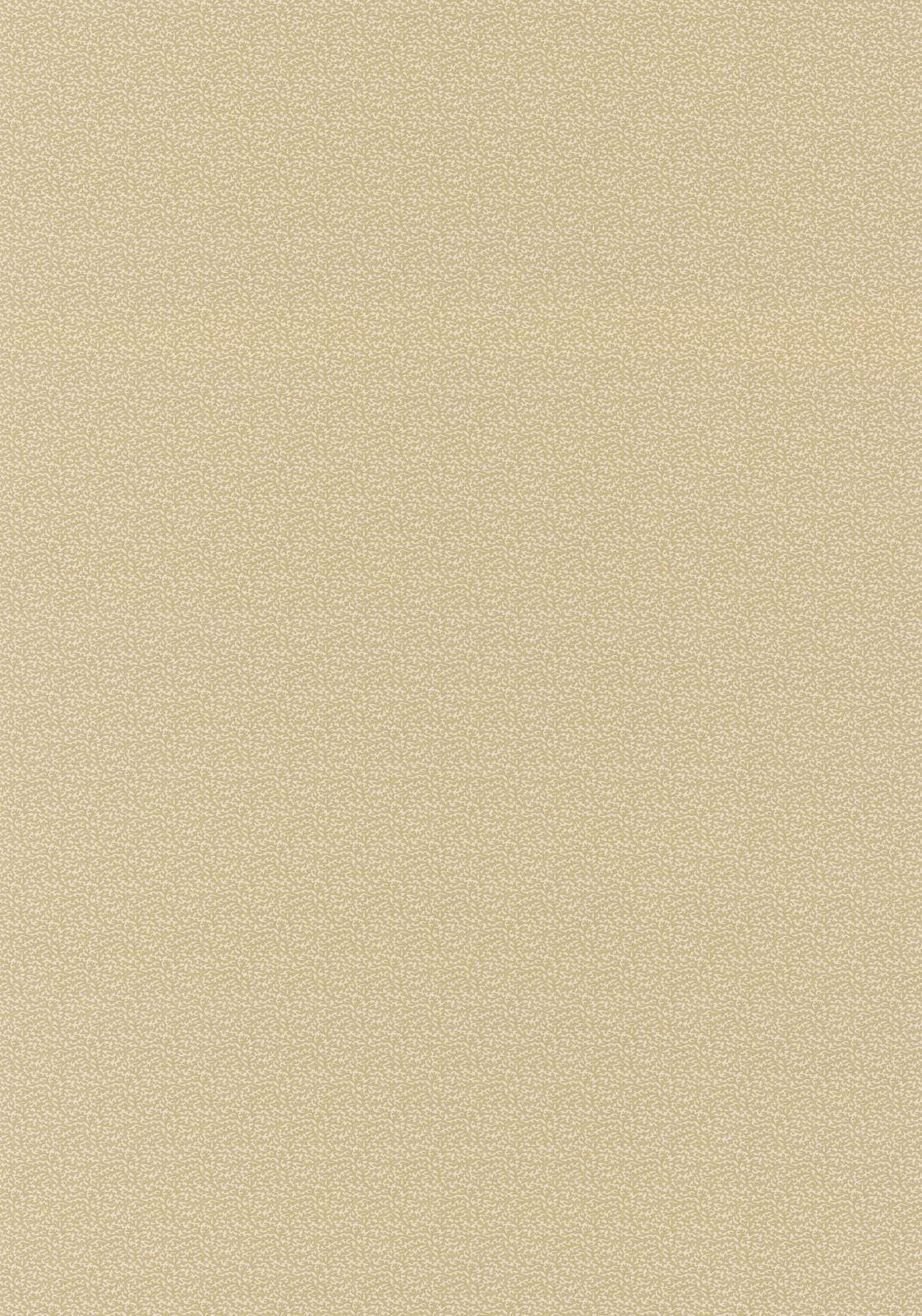 Muted leaf-green and beige cotton fabric with a tiny softly textured repeating print