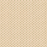 Pale blush wallpaper with tiny green diamond motifs and pink accents