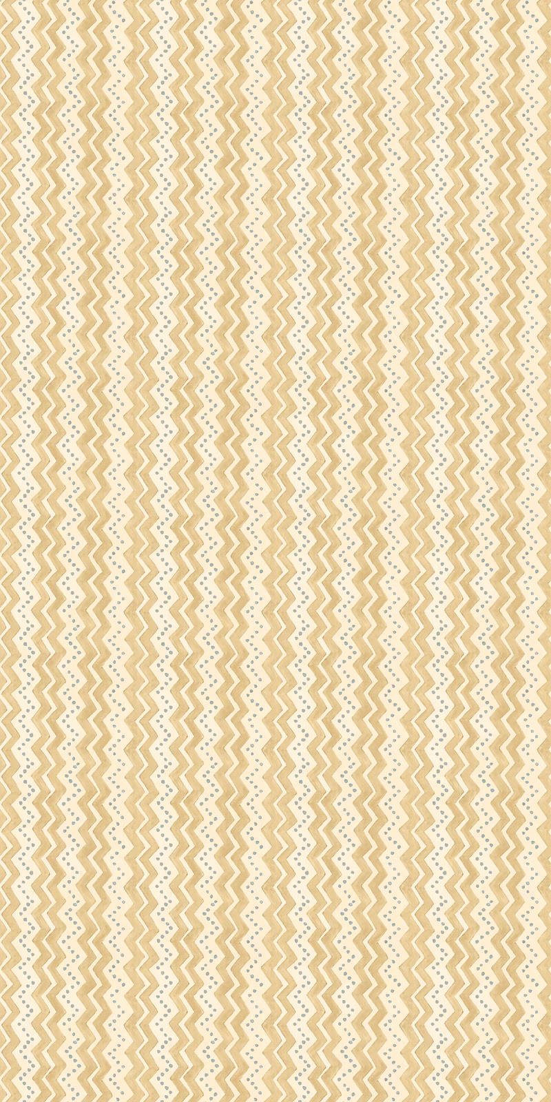 Warm sand wallpaper with fine cream zigzag columns in a small repeating pattern