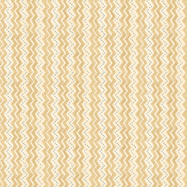 Warm sand wallpaper with fine cream zigzag columns in a small repeating pattern